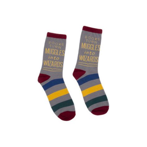 Calcetines Books Turn Muggles Socks Large-0