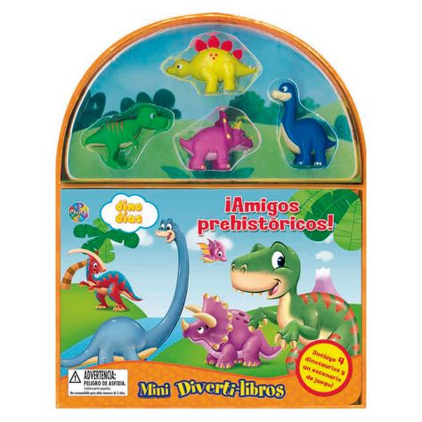 Amigos Prehistóricos Mini Diverti - Libros-0
