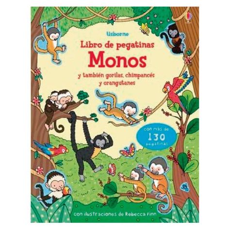 Monos Libro De Pegatinas-0