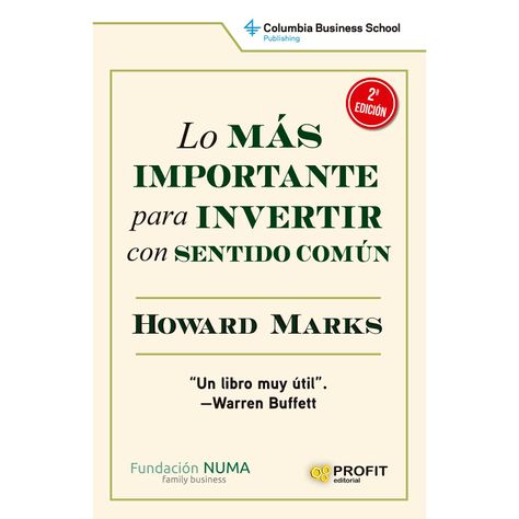 Lo Mas Importante Para Invertir Con Sentido Comun 2Ed-0