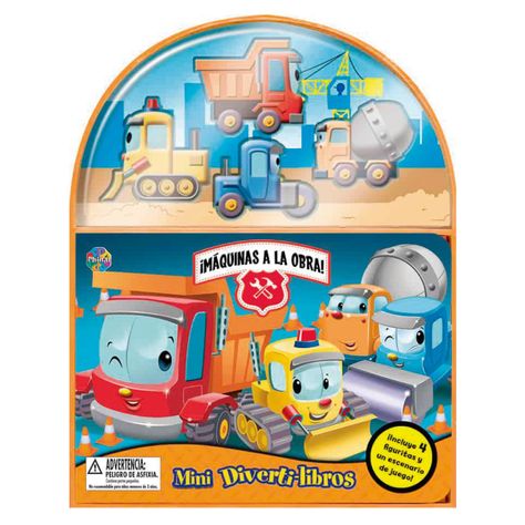 Máquinas A La Obra Mini Diverti - Libros-0