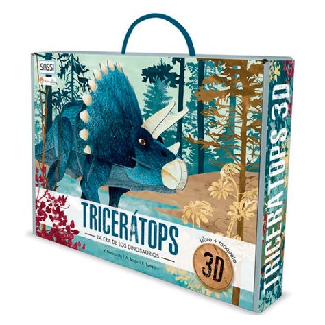 Libro Mas Maqueta Triceratops 3D-0
