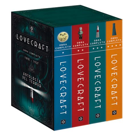 H.P. Lovecraft Obras Completas 4 Volumenes-0