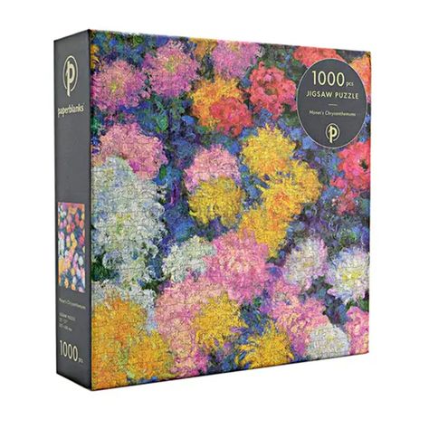 Rompecabezas 1000 Piezas Crisantemos De Monet Puzzle-0