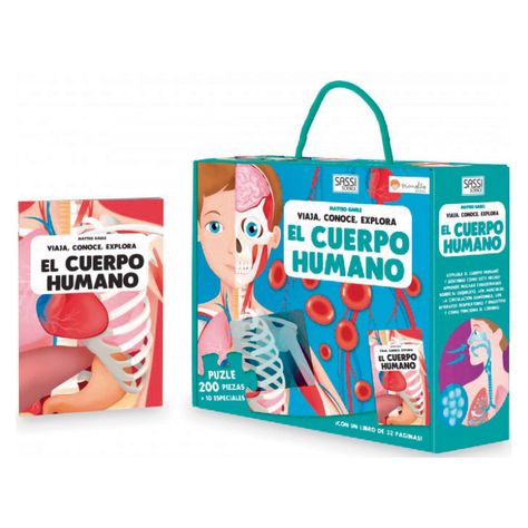 Libro y Puzzle Cuerpo Humano-0