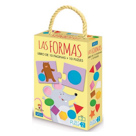 Libro y Puzzle Las Formas-0