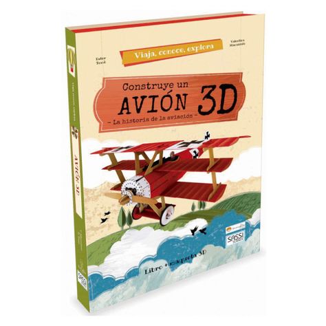 Libro Mas Maqueta Construye El Avion 3D-0