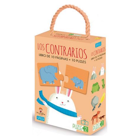 Libro y Puzzle Los Contrarios-0