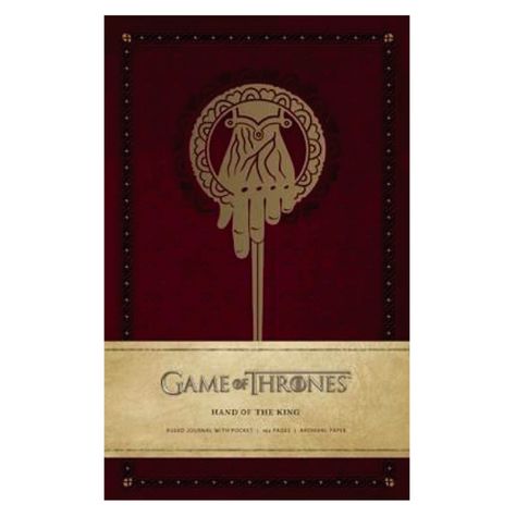 Libreta Game Of Thrones Hand Of The King Mediana Tapa Dura-0