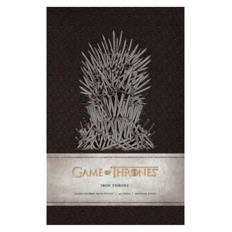 Libreta Game Of Thrones Iron Throne Mediana Tapa Dura-0