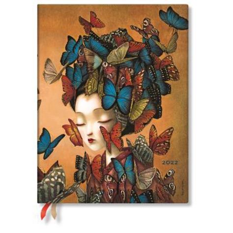 Agenda 2022 Madame Butterfly Ultra Tapa Blanda Semana A La Vista Horizontal-0