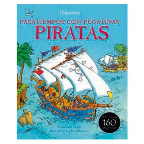 Piratas - Pasatiempos Con Pegatinas-0