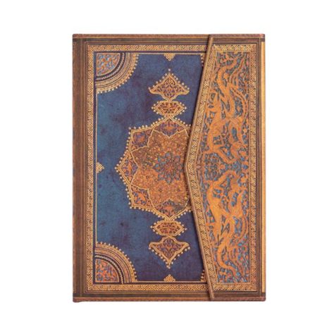 Libreta Safavid Binding Art, Indigo Midi T. Dura Lineas-0