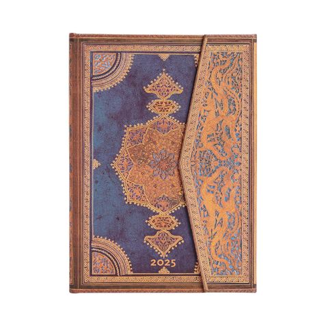 Agenda 2025 Safavid Indigo Midi Vista Semana Tapa Dura-0