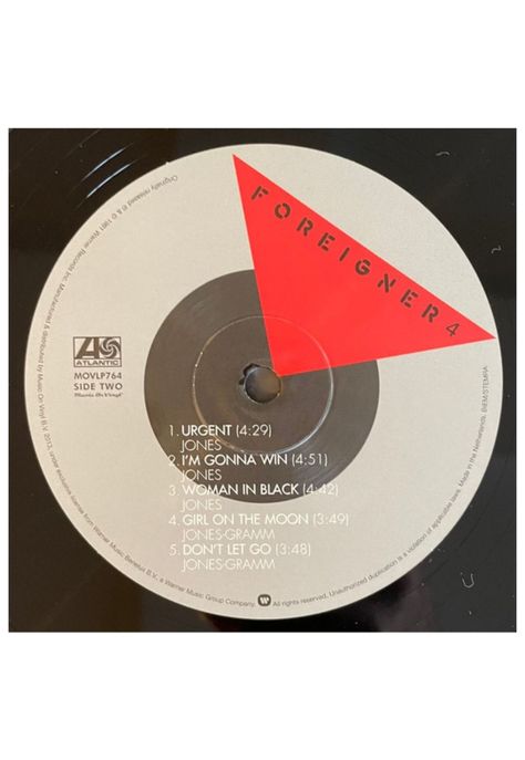 FOREIGNER - 4 (AUDIOPHILE VINYL) | VINILO-7