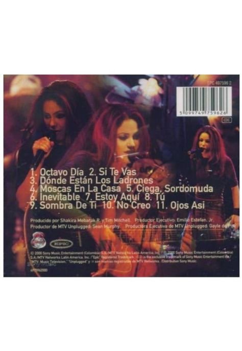 SHAKIRA - MTV UNPLUGGED | CD-1