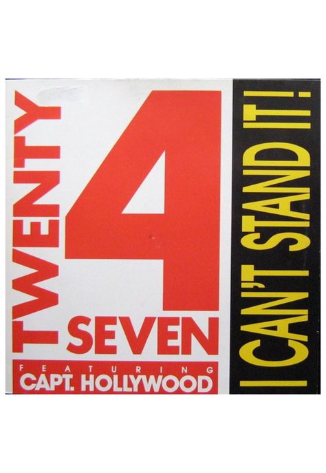 TWENTY 4 SEVEN - I CAN'T STAND IT(HIP HOUSE REMIX) | 12" MAXI SINGLE USADO-0