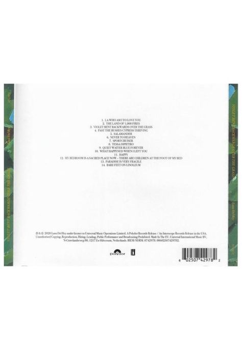 LANA DEL REY - VIOLET BENT BACKWARDS OVER THE GRASS | CD-1