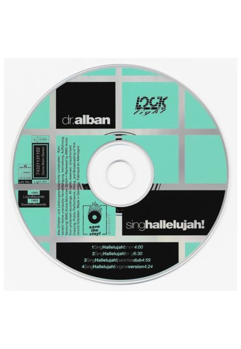 DR.ALBAN - SING HALLELUJAH ! | CD SINGLE USADO-2