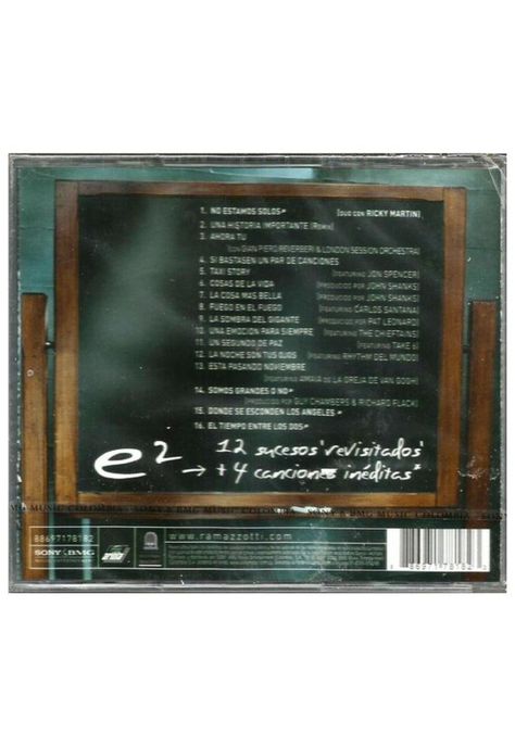 EROS RAMAZZOTTI - E2: GRANDES EXITOS (VERSION EN ESPAÑOL) | CD-1