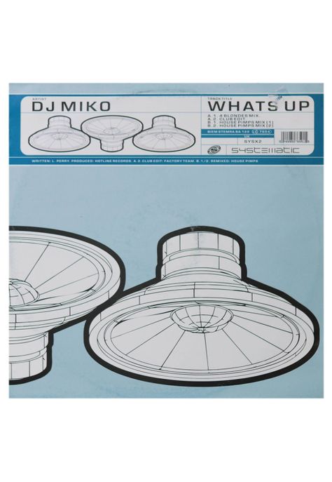 DJ MIKO - WHATS UP 12" MAXI SINGLE VINILO USADO-0