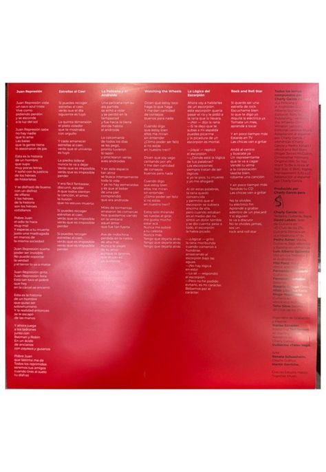 CHARLY GARCIA - LA LOGICA DEL ESCORPION (STANDARD) (EDT ARGENTINA) | VINILO-5