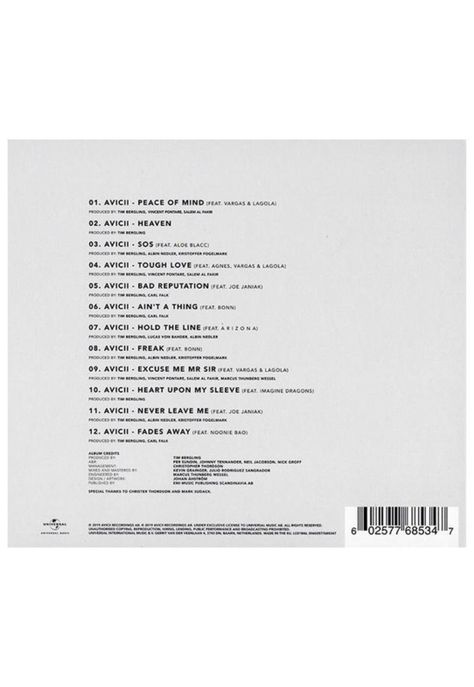 AVICII - TIM | CD-1