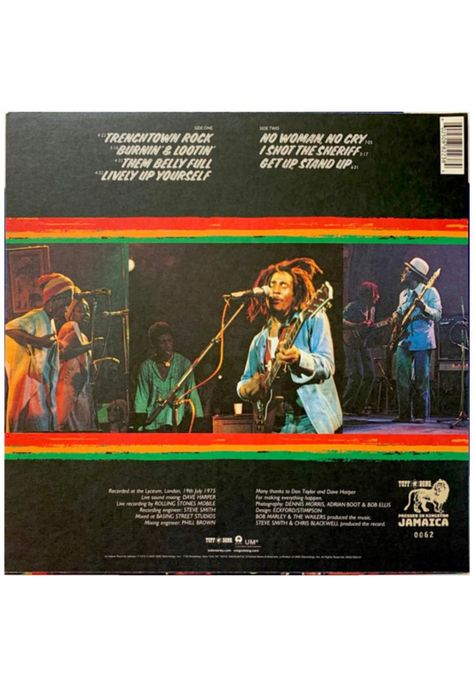 BOB MARLEY & THE WAILERS - LIVE! (LTD EDITION) | VINILO-1