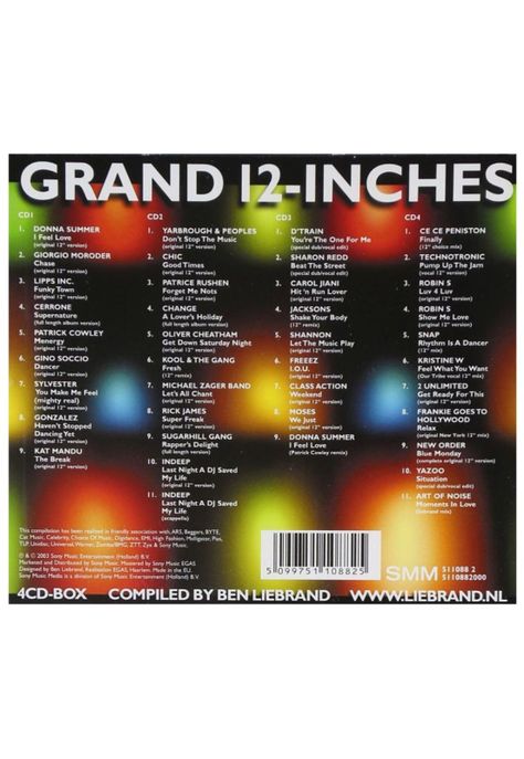 GRAND 12 INCHES  - 8O"S 12 INCHES (4CD) | CD-1