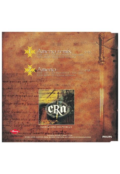 ERA - AMENO | CD SINGLE USADO-1