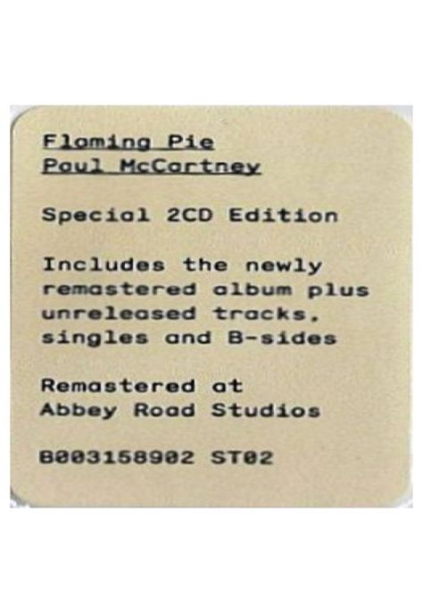 PAUL MCCARTNEY - FLAMING PIE (SPECIAL EDITION) (2CD) | CD-4