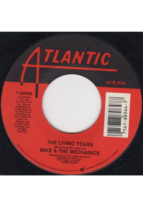 MIKE + THE MECHANICS - THE LIVING YEARS | 7" SINGLE VINILO USADO-0