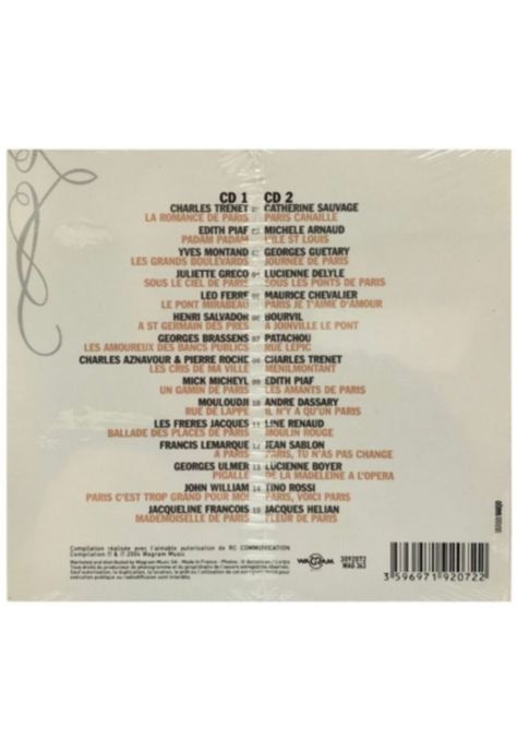 PARIS - EN CHANSONS 2CD-1