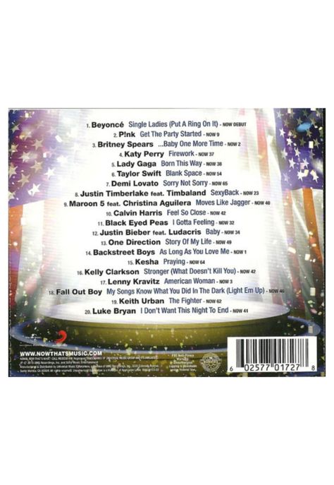 NOW THAT'S  WHAT I CALL MUSIC! - 20TH ANNIVERSARY  VOL.1| CD-1