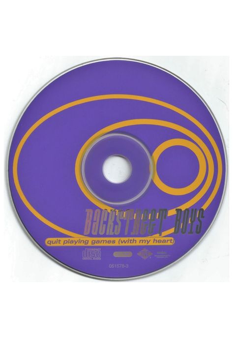 BACKSTREET BOYS - QUIT PLAYING GAMES (WITH MY HEART) | CD SINGLE USADO-2