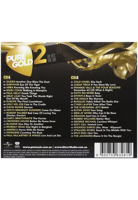 PURE GOLD 2 - VARIOUS ARTIST (2CD) | CD-1