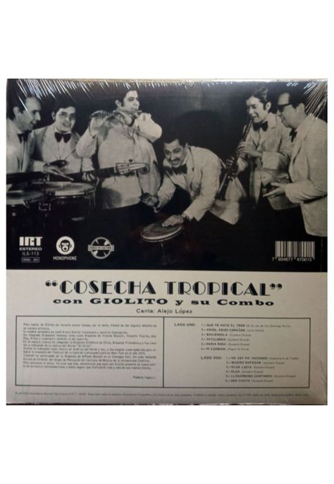 GIOLITO Y SU COMBO - COSECHA TROPICAL VINILO-1