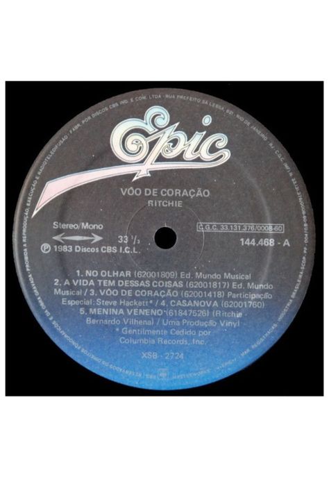 RITCHIE - VOO DE CORACAO | VINILO USADO-4