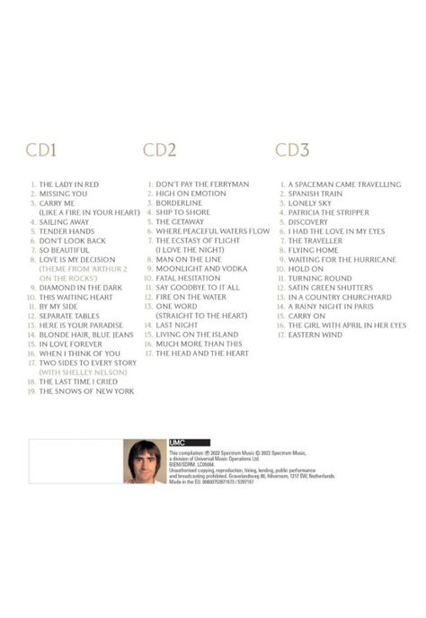 CHRIS DE BURGH - ESSENTIALS (3CD) | CD-1