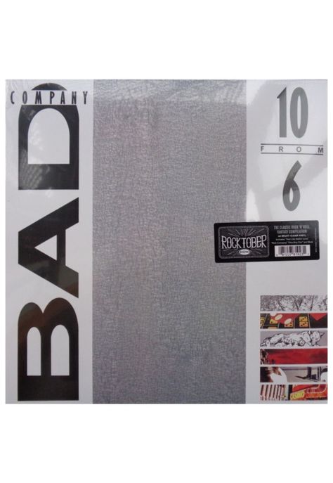 BAD COMPANY - 10 FROM 6 (CLEAR WHITE VINYL) | VINILO-0