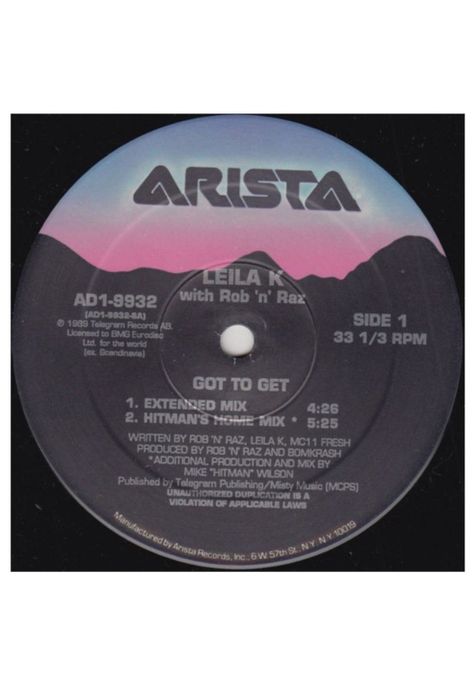 LEILA K - GOT TO GET | 12" MAXI SINGLE VINILO-2