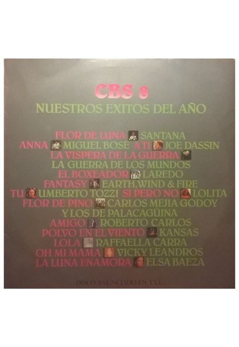 NUESTROS EXITOS DEL AÑO - CBS 8 - VARIOS ARTISTAS | VINILO USADO-0