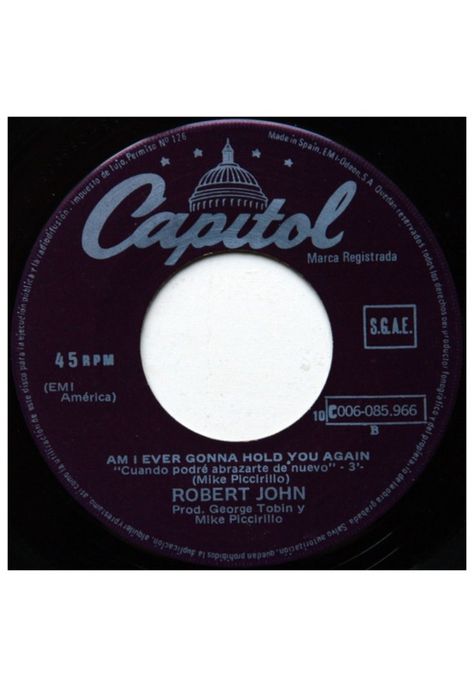 ROBERT JOHN - SAD EYES/OJOS TRISTES | 7" SINGLE VINILO USADO-3