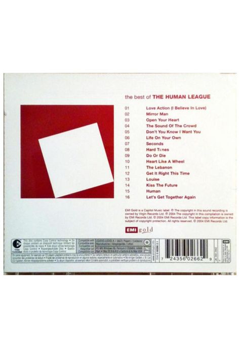 HUMAN LEAGUE - BEST OF | CD-1