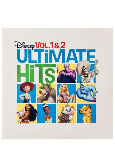 DISNEY ULTIMATE HITS - VOL. 1 & 2 - VARIOUS ARTISTS (2LP) (COLOURED LIMITED VINYL EDITION) | VINILO-0