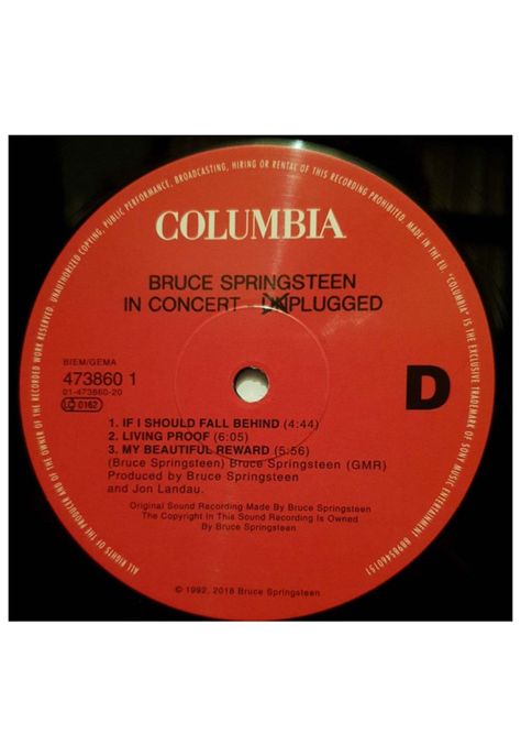 BRUCE SPRINGSTEEN - MTV UNPLUGGED (2LP) | VINILO-9
