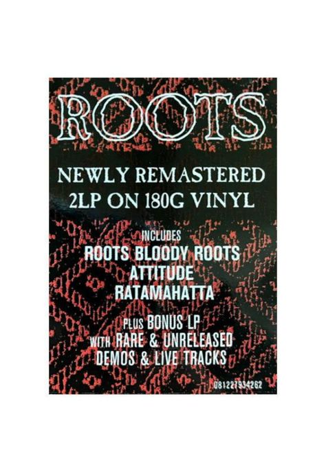 SEPULTURA - ROOTS (2LP) | VINILO-2