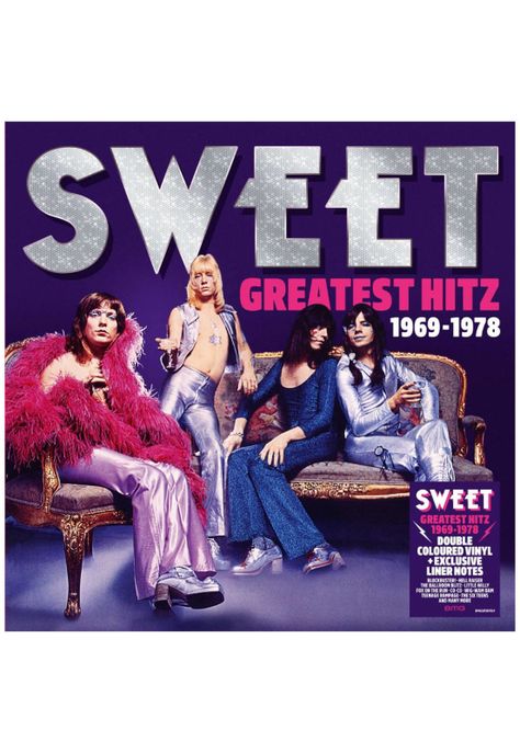SWEET - GREATEST HITZ 1969-1978 (2LP)(COLOR VINYL) | VINILO-0