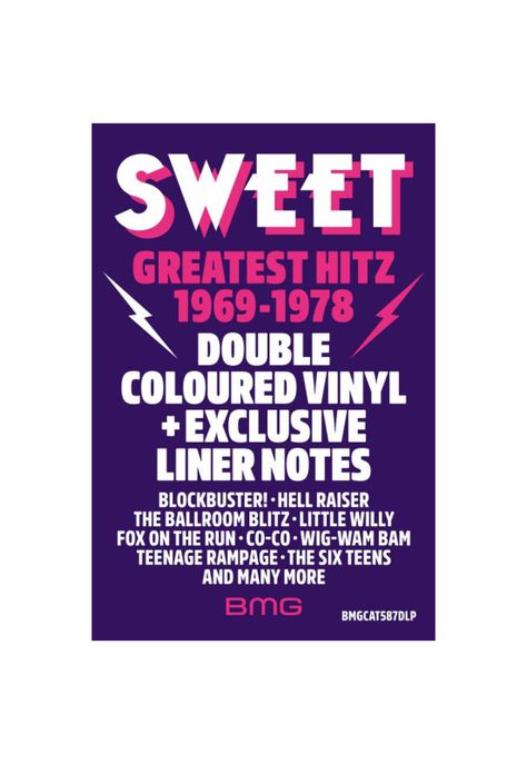SWEET - GREATEST HITZ 1969-1978 (2LP)(COLOR VINYL) | VINILO-3