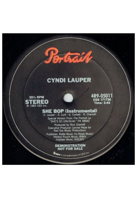 CYNDI LAUPER - SHE BOP (PROMO) | 12" MAXI SINGLE VINILO USADO-1